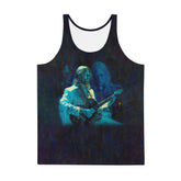 NS 819 Men's Tank Top front view on model.